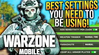 WARZONE Mobile: BEST SETTINGS You NEED To Use! (WARZONE Mobile Graphics, Controls, & Audio Settings)