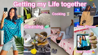 Getting my life together VLOG 🧹🧼💅🧑🏻‍🍳✨