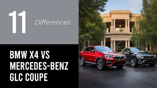 BMW X4 vs Mercedes-Benz GLC Coupe