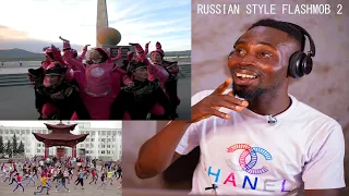 Флэшмоб по-русски - 2. "СИБИРСКИЙ ХОРОВОД"!!! (Russian style flash mob from Siberia) REACTION😍😍😍