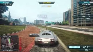 NFS: Most Wanted - Bugatti Veyron Super Sport The Getaway Speed Run [NFS01]