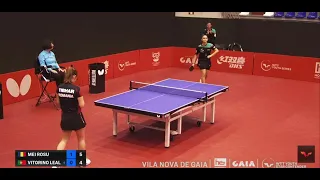 Vila Nova de Gaia 2022, U15 R16 - Bianca Mei-Roșu vs Leal Vitorino