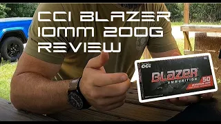 10mm CCI Blazer 200g Review!  Dan Wesson Razorback 1911, RZ-10, 10mm