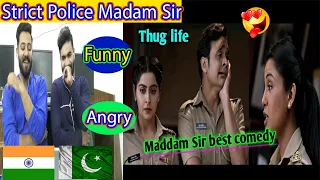 Pakistani react on Madam Sir Thug life and best comedy || best drama indian