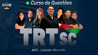 Esquadrão TRT SC: AFO - Prof. Leandro Ravyelle
