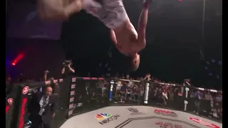 Justin Gaethje failed backflip