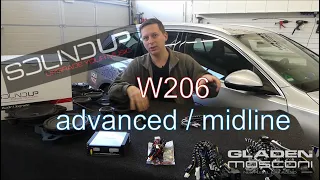 Gladen SoundUp Mercedes C-Klasse W206 / unboxing and installation