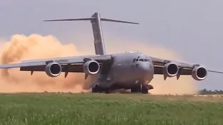 Humvee and Special Operations Boat Airdrop From C-17 Globemaster