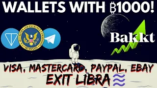 Bitcoin Bakkt EXPLODES! VISA, MasterCard, eBay, PayPal Leave Facebook Libra | Telegram SEC Trouble