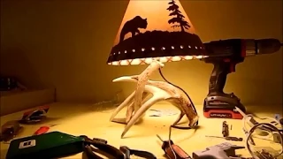 Antler Lamp diy