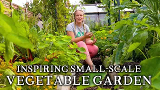 Massively Productive Small-Scale Suburban Vegetable Garden | Backyard Self-Sufficiency on a Budget