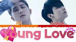 💖 BTS (방탄소년단) [RM & Jungkook] - Young Love (애매한 사이) [Color Coded Lyrics Han|Rom|Esp] 💖