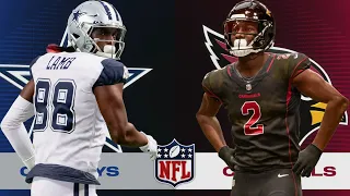 Cowboys vs Cardinals Week 3 Simulation Madden 24 Rosters