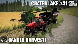Harvesting Canola, Forestry Work & Planting Corn, Crater Lake #41 Farming Simulator 19 Timelapse