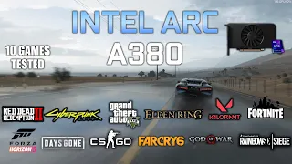 Intel ARC A380 : Test in 12 Games - Intel ARC A380 alchemist Gaming