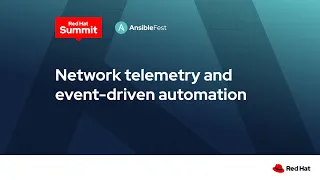 Network telemetry and event-driven automation