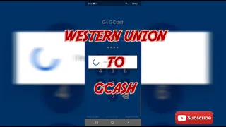 Western Union to Gcash online transfer