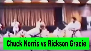 Chuck Norris vs Rickson Gracie