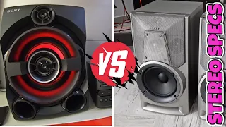 SONY MHC M60D VS SONY MHC W550 SOUND TEST