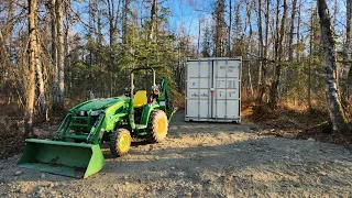 Rushing Against The Hard Freeze | October Garden Clearing & The Connex Arrives