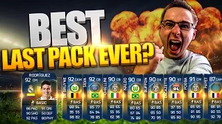 OMFG THE LUCKIEST LAST PACK EVER!?? FIFA 15 TOTS IN A PACK OPENING!!