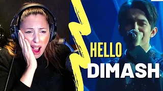 DIMASH | Hello | HE HAS NO LIMITS | Vocal coach REACTION & Analysis