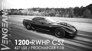 1200+ RWHP Supercharged C5 Z06 runs 191MPH (Half Mile World Record) Vengeance Racing