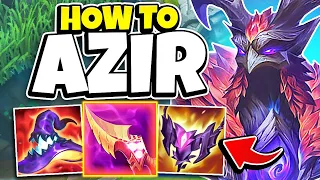 How to think and play like a Challenger Azir in Season 14 (Educational Commentary)