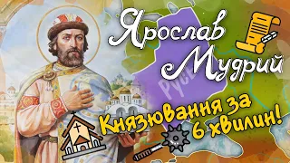 Княжіння Ярослава Мудрого за 6 хвилин! Шаленна війна за трон!