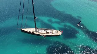 SY Perseverance sail charter trailer