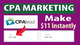 Make $11 Per Day FOR FREE FROM CPA Marketing With CpaLead |cpalead tutorials for beginners