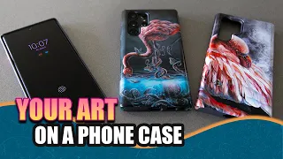 First Impression of Custom Envy Phone Cases with my art