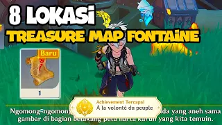 8 Lokasi Treasure Map Fontaine "A la volonte du peuple" - Genshin Impact