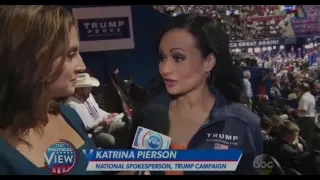 NEWW!!  On The View July 21 2016: Paula Faris Reports Live From The GOP Convention in Cleveland