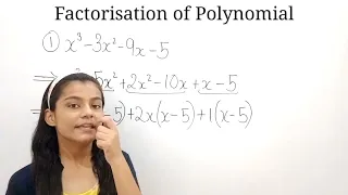 Factorization of Polynomials|4 Terms Polynomials Factorization|How to factorise Polynomials|