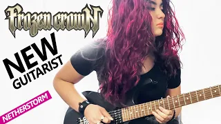 FROZEN CROWN Netherstorm (Alessia guitar playthrough)