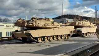 US Army with M1 Abrams in Germany, MBT, Kampfpanzer