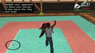 How to learn all three Gym Moves (Fight Moves) very early in the Game - GTA San Andreas