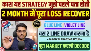 "7-Star" Intraday Trading Strategy that changed my Life | Blue-Violet Line Fibonacci setup banknifty