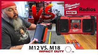 Milwaukee Tools Radio Head to Head challenge, WHO WILL WIN?  (M12 vs M18)