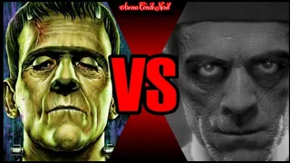 Frankenstein VS Imhotep A Múmia( Frankenstein 1931 VS A Múmia 1932 Universal Monsters) Arena.