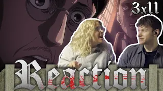 SHOWING MY MOM ATTACK ON TITAN | 3x11 | REACTION