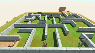 Escape from the Boss Maze - Animal Revolt Battle Simulator