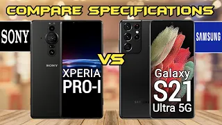 Sony Xperia Pro I 5G Vs Samsung Galaxy S21 Ultra 5G || Best Camera Phone