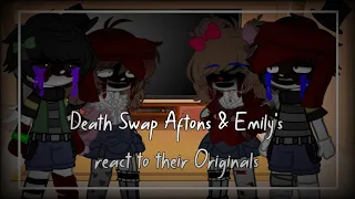 Death Swap Aftons & Emilys react to their Originals🐰 || Part 1/2 || FNAF x GC || 🇲🇽🇺🇲 ||