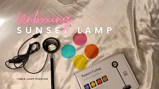 Sunset Lamp Unboxing | Shopee Haul