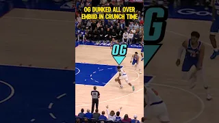 Embiid GOT DUNKED ON by OG & SENT HOME in 1st ROUND!😭