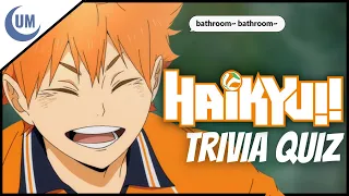 Are You a Real Haikyuu Fan? | Anime Trivia Quiz #1