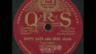 Crooners - Happy days are here again