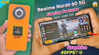 Realme Narzo 60 5g Gaming Features Graphics Test, FPS? | Bgmi Test | Realme Narzo 60 5g Pubg Test
